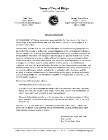 Image of Notice of Adoption