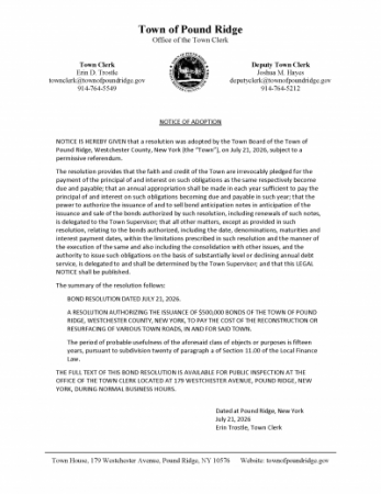 Image of Notice of Adoption
